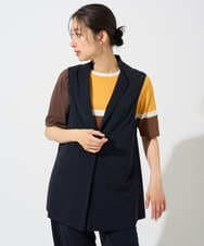 PZTGF28290 GEORGES RECH(ジョルジュ・レッシュ)  [セットアップ対応]ドライタッチジャージージレ ネイビー