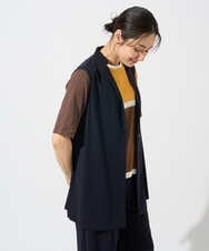 PZTGF28290 GEORGES RECH(ジョルジュ・レッシュ)  [セットアップ対応]ドライタッチジャージージレ ネイビー