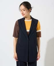 PZTGF28290 GEORGES RECH(ジョルジュ・レッシュ)  [セットアップ対応]ドライタッチジャージージレ ネイビー