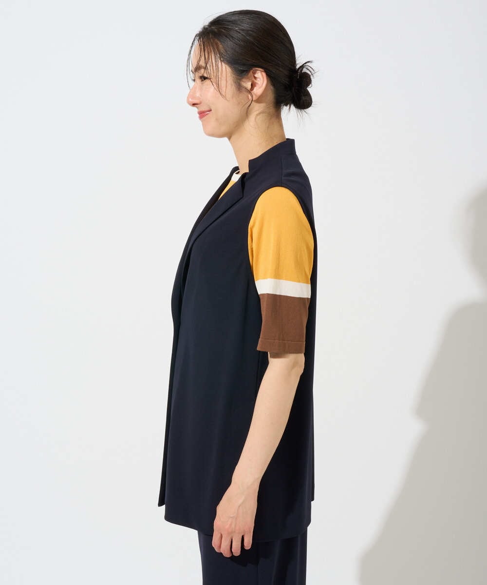 PZTGF28290 GEORGES RECH(ジョルジュ・レッシュ)  [セットアップ対応]ドライタッチジャージージレ ネイビー