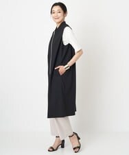 PZTGS18390 GEORGES RECH(ジョルジュ・レッシュ) [日本製/速乾]アクティブジャージーロングジレ ブラック