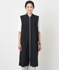 PZTGS18390 GEORGES RECH(ジョルジュ・レッシュ) [日本製/速乾]アクティブジャージーロングジレ ブラック