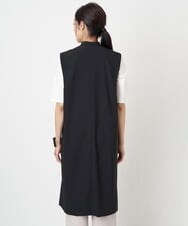 PZTGS18390 GEORGES RECH(ジョルジュ・レッシュ) [日本製/速乾]アクティブジャージーロングジレ ブラック