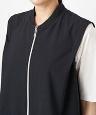 PZTGS18390 GEORGES RECH(ジョルジュ・レッシュ) [日本製/速乾]アクティブジャージーロングジレ ブラック