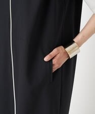 PZTGS18390 GEORGES RECH(ジョルジュ・レッシュ) [日本製/速乾]アクティブジャージーロングジレ ブラック