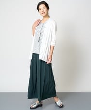 PZTHW20230 GEORGES RECH(ジョルジュ・レッシュ) [2点セット]タンクトップセットフライスカーディガン ブラック