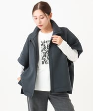 PZTJE19390 GEORGES RECH(ジョルジュ・レッシュ) ジャージーポンチョライクジレ ベージュ