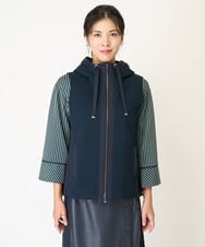 PZTJV29390 GEORGES RECH(ジョルジュ・レッシュ) ハニカムクッションフードベスト ネイビー