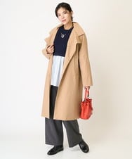 PZUAA44490 GEORGES RECH(ジョルジュ・レッシュ) ステッチレス2WAYダウンロングコート ベージュ