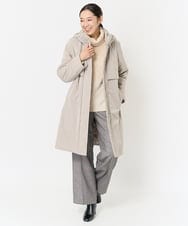 PZUAB41630 GEORGES RECH(ジョルジュ・レッシュ) ステッチレスタフタAラインロングダウン ブラック