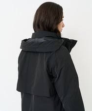 PZUAB41630 GEORGES RECH(ジョルジュ・レッシュ) ステッチレスタフタAラインロングダウン ブラック