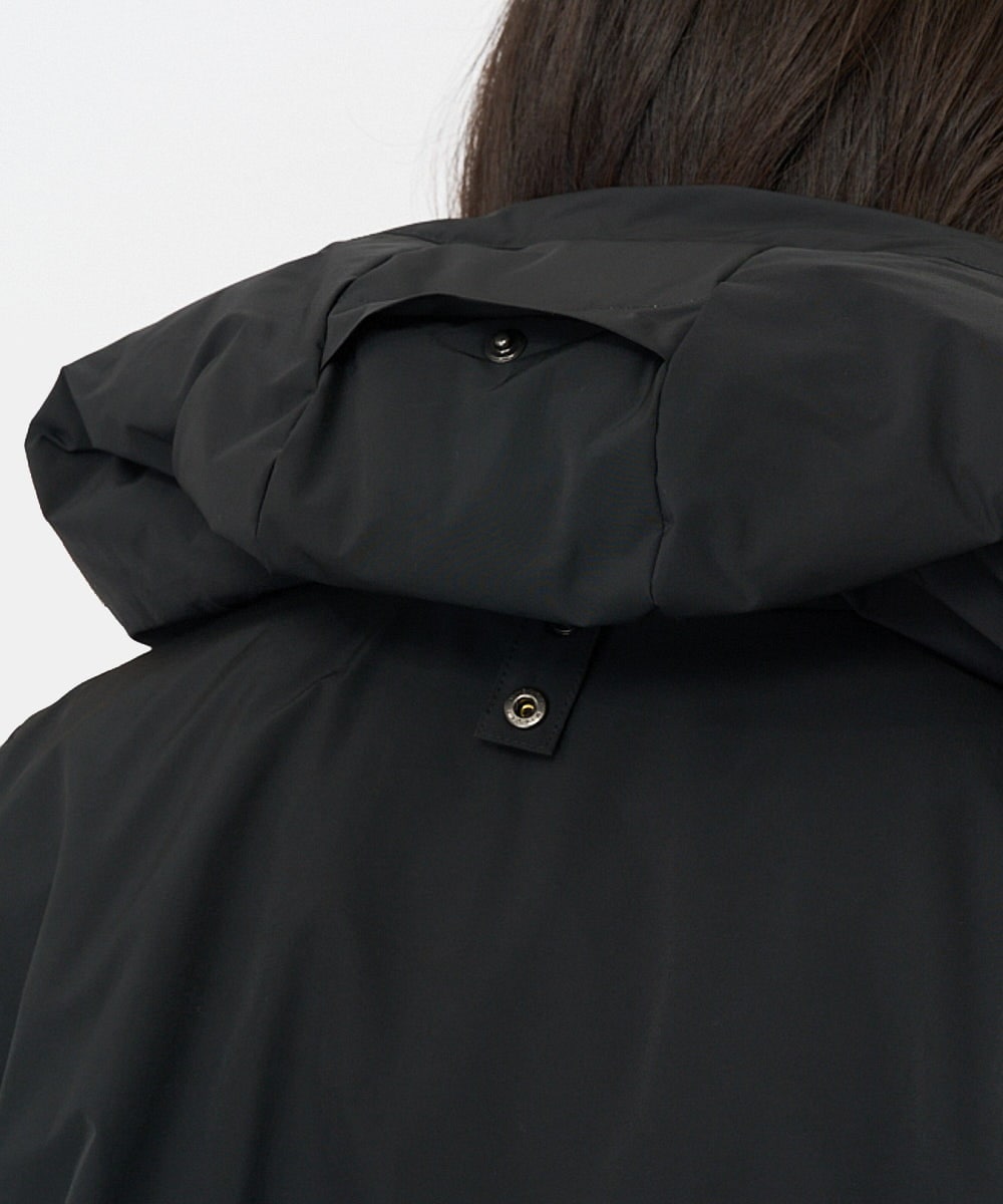 PZUAB41630 GEORGES RECH(ジョルジュ・レッシュ) ステッチレスタフタAラインロングダウン ブラック