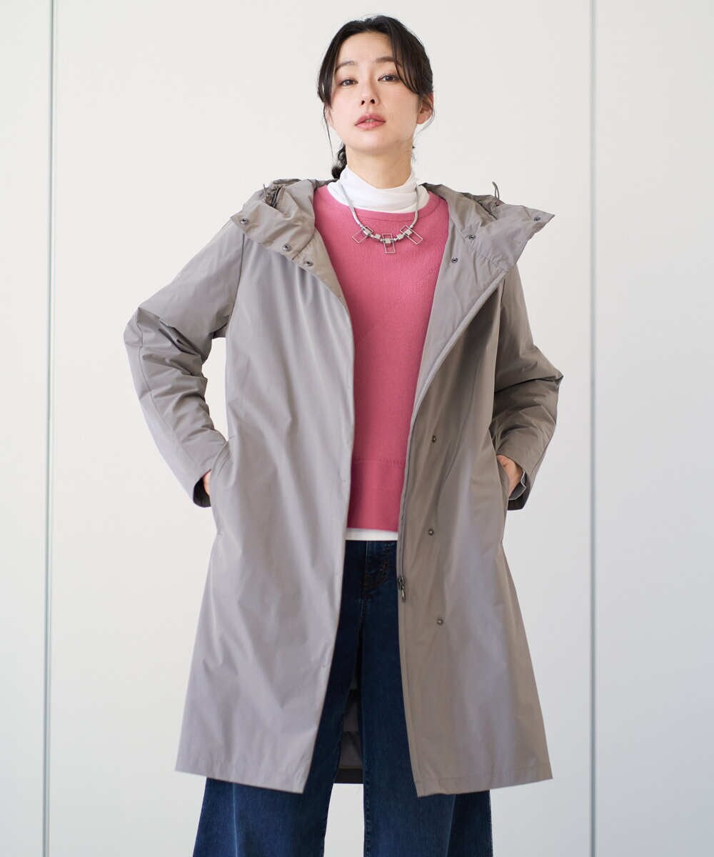 PZUAC16590 GEORGES RECH(ジョルジュ・レッシュ) ステッチレスロングダウンコート グレー