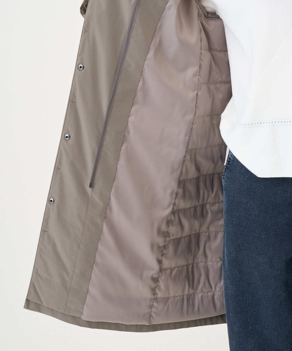 PZUAC16590 GEORGES RECH(ジョルジュ・レッシュ) ステッチレスロングダウンコート グレー