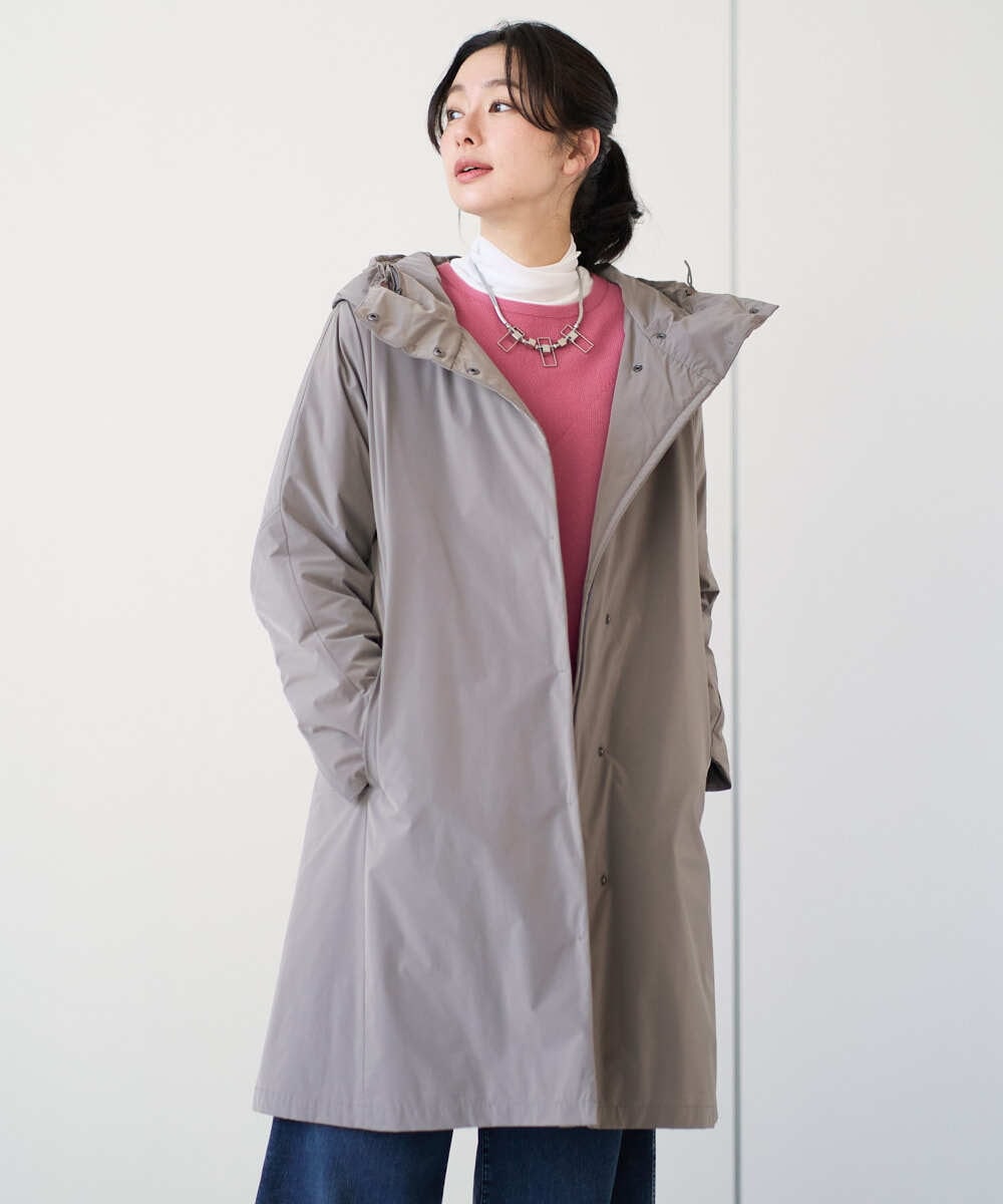 PZUAC16590 GEORGES RECH(ジョルジュ・レッシュ) ステッチレスロングダウンコート グレー