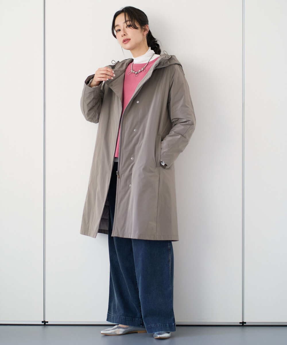 PZUAC16590 GEORGES RECH(ジョルジュ・レッシュ) ステッチレスロングダウンコート グレー