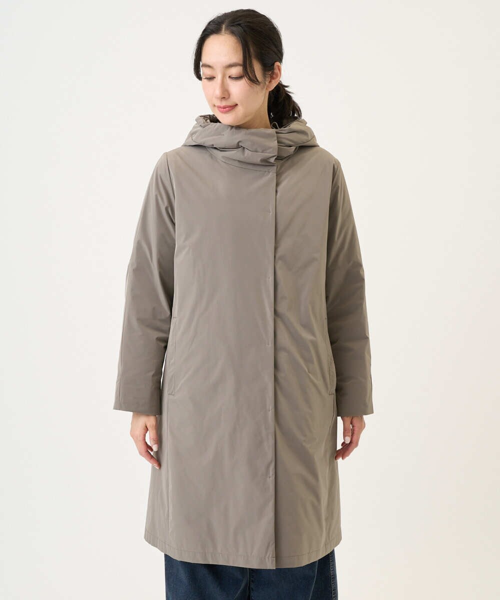 PZUAC16590 GEORGES RECH(ジョルジュ・レッシュ) ステッチレスロングダウンコート グレー