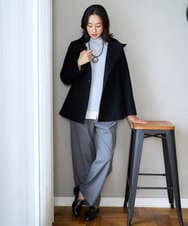 PZUAD45540 GEORGES RECH(ジョルジュ・レッシュ) スーパー100ミドルスタンドカラーウールコート イエロー