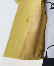 PZUAD45540 GEORGES RECH(ジョルジュ・レッシュ) スーパー100ミドルスタンドカラーウールコート イエロー