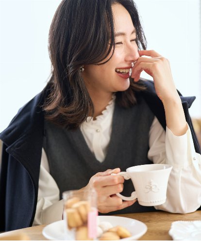 PZUAD45540 GEORGES RECH スーパー100ミドルスタンドカラーウールコート