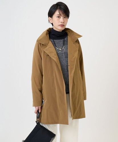 PZUAD46590 GEORGES RECH ステッチレスステンカラーミドルダウンコート