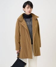 PZUAD46590 GEORGES RECH(ジョルジュ・レッシュ) ステッチレスステンカラーミドルダウンコート ベージュ