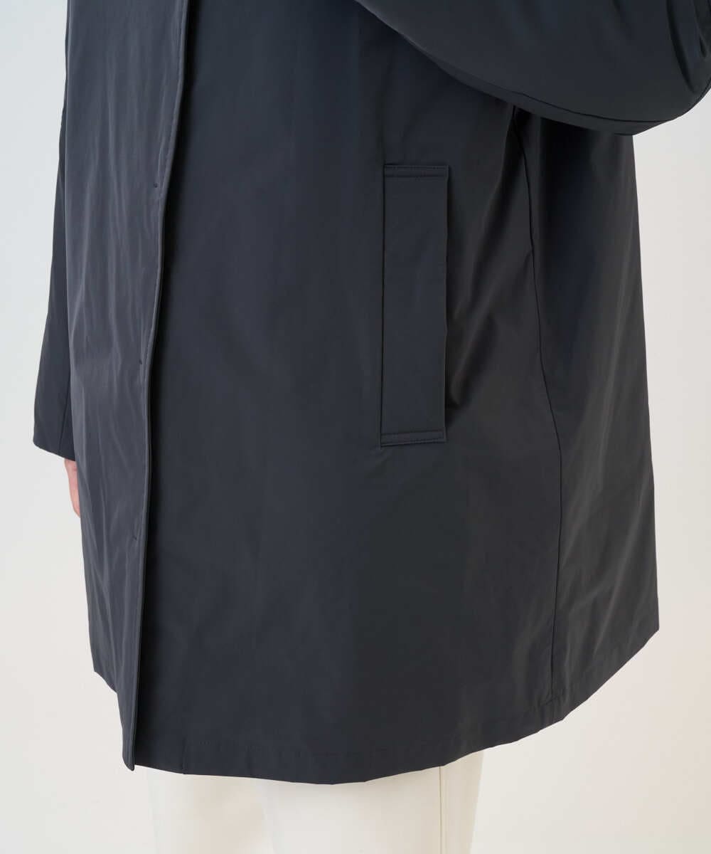 PZUAD46590 GEORGES RECH(ジョルジュ・レッシュ) ステッチレスステンカラーミドルダウンコート ダークグレー