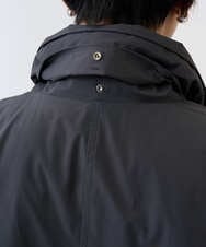 PZUAD46590 GEORGES RECH(ジョルジュ・レッシュ) ステッチレスステンカラーミドルダウンコート ダークグレー