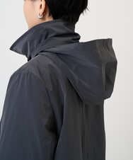 PZUAD46590 GEORGES RECH(ジョルジュ・レッシュ) ステッチレスステンカラーミドルダウンコート ダークグレー