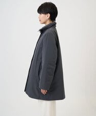 PZUAD46590 GEORGES RECH(ジョルジュ・レッシュ) ステッチレスステンカラーミドルダウンコート ダークグレー