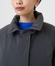 PZUAD46590 GEORGES RECH(ジョルジュ・レッシュ) ステッチレスステンカラーミドルダウンコート ダークグレー