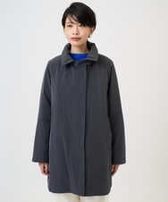 PZUAD46590 GEORGES RECH(ジョルジュ・レッシュ) ステッチレスステンカラーミドルダウンコート ダークグレー