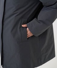 PZUAD46590 GEORGES RECH(ジョルジュ・レッシュ) ステッチレスステンカラーミドルダウンコート ダークグレー