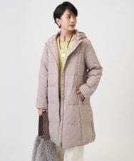 PZUAD47570 GEORGES RECH(ジョルジュ・レッシュ) シャイニータフタロングダウンコート ベージュ