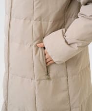 PZUAD47570 GEORGES RECH(ジョルジュ・レッシュ) シャイニータフタロングダウンコート ベージュ