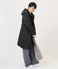 PZUAD47570 GEORGES RECH(ジョルジュ・レッシュ) シャイニータフタロングダウンコート ベージュ