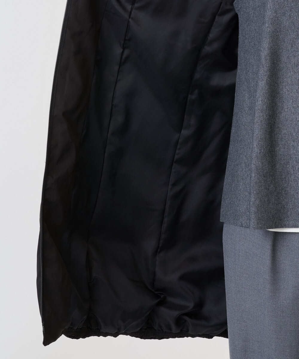 PZUAD47570 GEORGES RECH(ジョルジュ・レッシュ) シャイニータフタロングダウンコート ベージュ