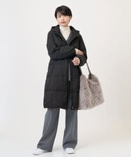 PZUAD47570 GEORGES RECH(ジョルジュ・レッシュ) シャイニータフタロングダウンコート ベージュ