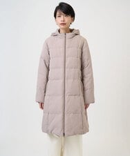 PZUAD47570 GEORGES RECH(ジョルジュ・レッシュ) シャイニータフタロングダウンコート ベージュ