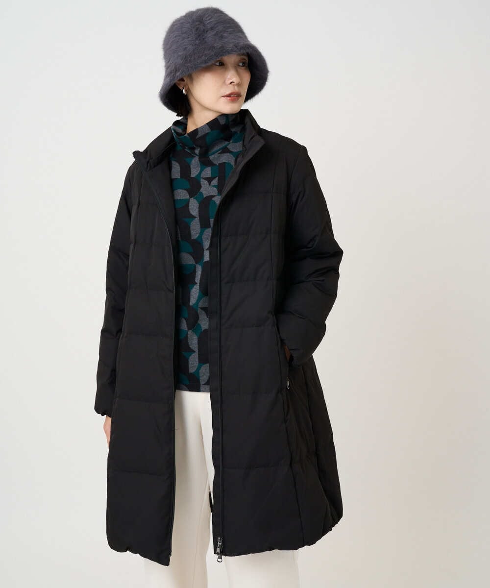 PZUAD47570 GEORGES RECH(ジョルジュ・レッシュ) シャイニータフタロングダウンコート ベージュ