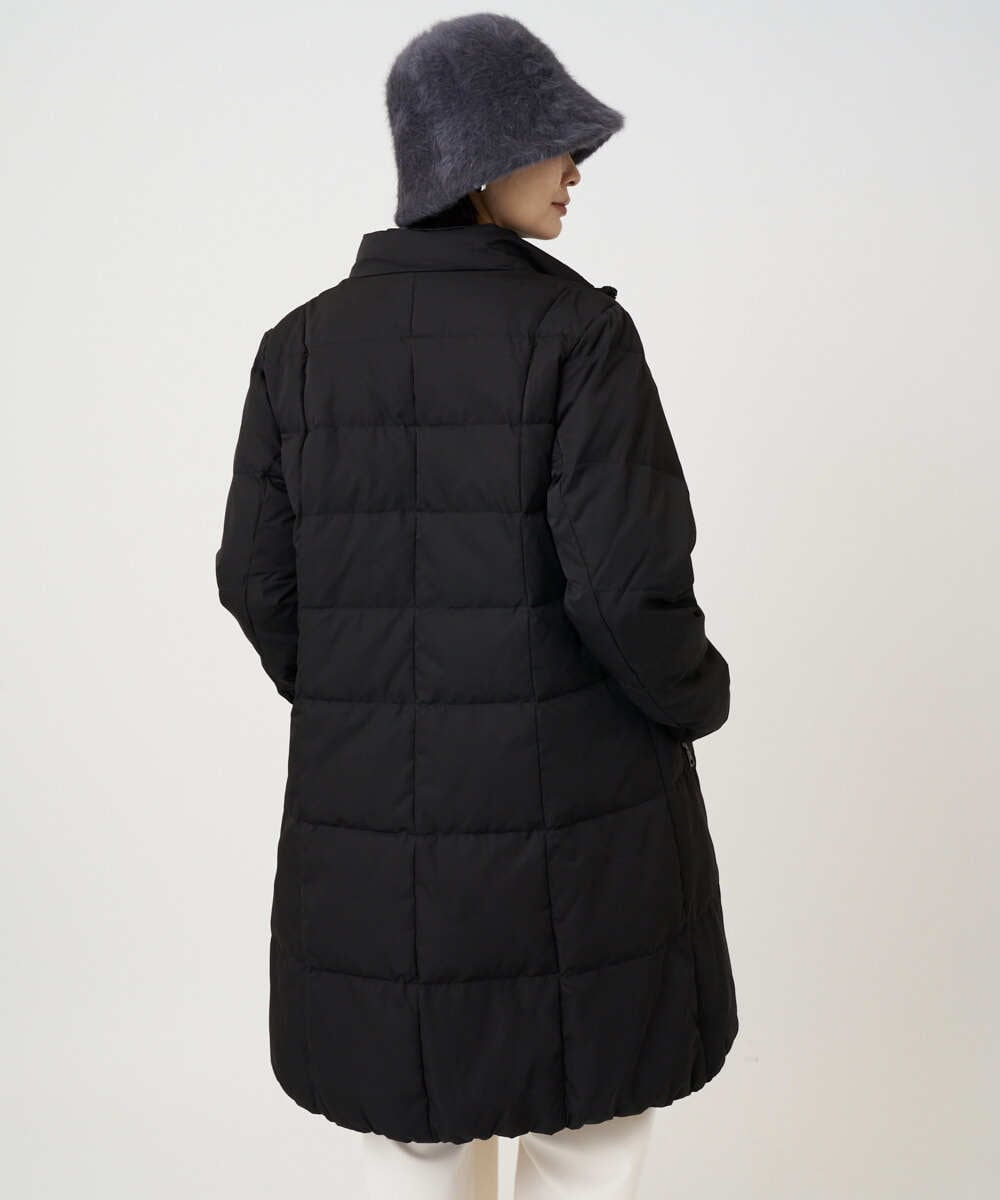 PZUAD47570 GEORGES RECH(ジョルジュ・レッシュ) シャイニータフタロングダウンコート ベージュ