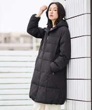 PZUAD47570 GEORGES RECH(ジョルジュ・レッシュ) シャイニータフタロングダウンコート ベージュ