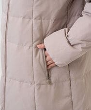 PZUAD47570 GEORGES RECH(ジョルジュ・レッシュ) シャイニータフタロングダウンコート ベージュ