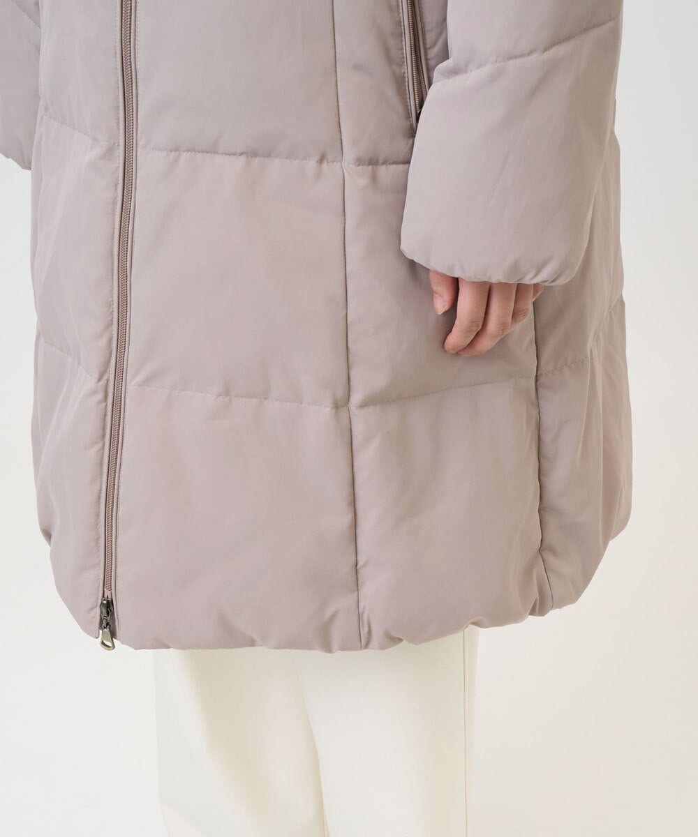 PZUAD47570 GEORGES RECH(ジョルジュ・レッシュ) シャイニータフタロングダウンコート ベージュ