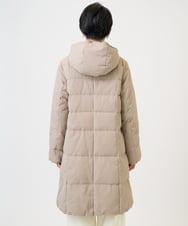 PZUAD47570 GEORGES RECH(ジョルジュ・レッシュ) シャイニータフタロングダウンコート ベージュ