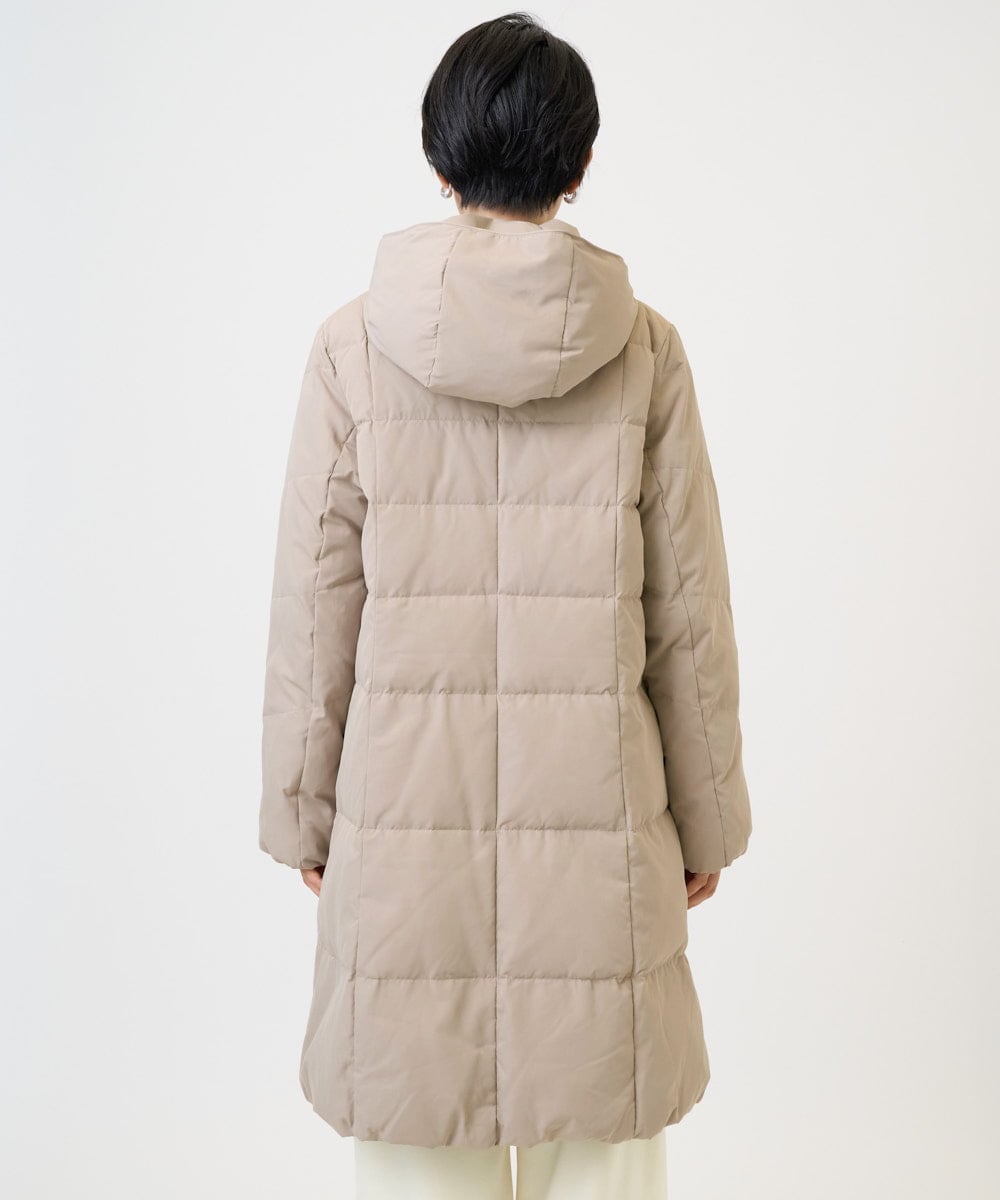 PZUAD47570 GEORGES RECH(ジョルジュ・レッシュ) シャイニータフタロングダウンコート ベージュ