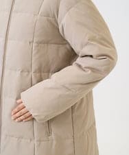 PZUAD47570 GEORGES RECH(ジョルジュ・レッシュ) シャイニータフタロングダウンコート ベージュ