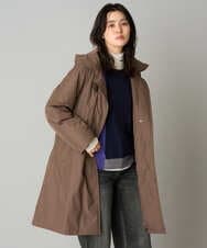 PZUAG30690 GEORGES RECH(ジョルジュ・レッシュ) ステッチレス2WAYカラーロングダウンコート ブラウン