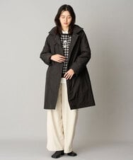 PZUAG30690 GEORGES RECH(ジョルジュ・レッシュ) ステッチレス2WAYカラーロングダウンコート ブラウン