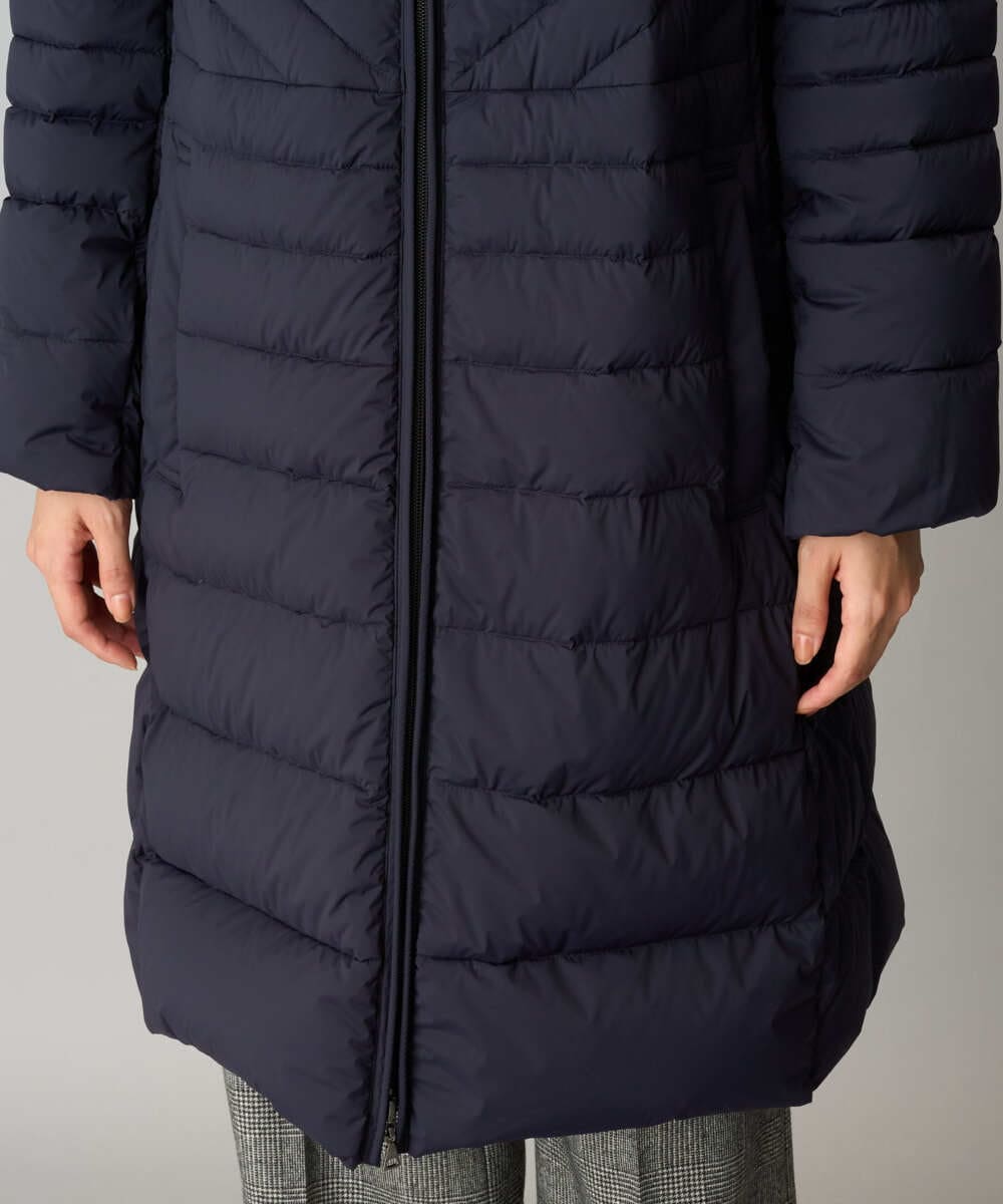 PZUAG51720 GEORGES RECH(ジョルジュ・レッシュ) ストレッチロングダウンコート ネイビー